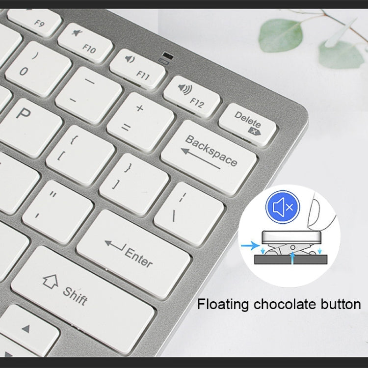 X5 Ultra-thin Mini Wireless Bluetooth Keyboard, Support Win / Android / IOS System(Black) - Universal Keyboard by PMC TechLife | Online Shopping South Africa | PMC TechLife