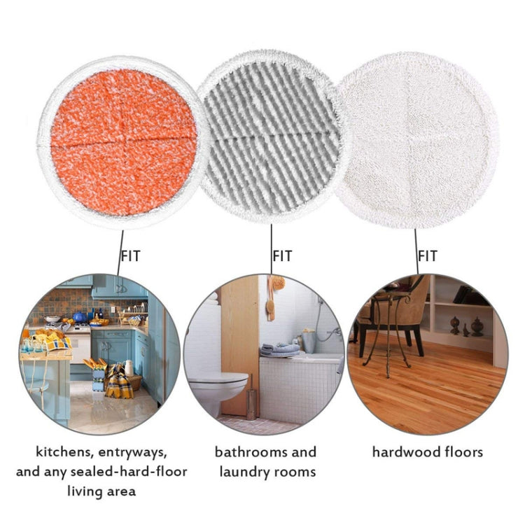 2 PCS Steam Mop Cleaning Replacement Cloth for Bissell 2124/2039A Series(Orange) - For Bissell Accessories by PMc TechLife | Online Shopping South Africa | PMc TechLife | Buy Now Pay Later Mobicred