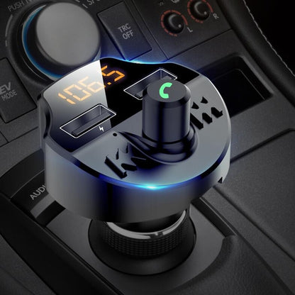 T66 Car Bluetooth Car Charger Cigarette Lighter MP3 Player Hands-Free Car FM Transmitter - Bluetooth Car Kits by PMC Jewellery | Online Shopping South Africa | PMC Jewellery | Buy Now Pay Later Mobicred