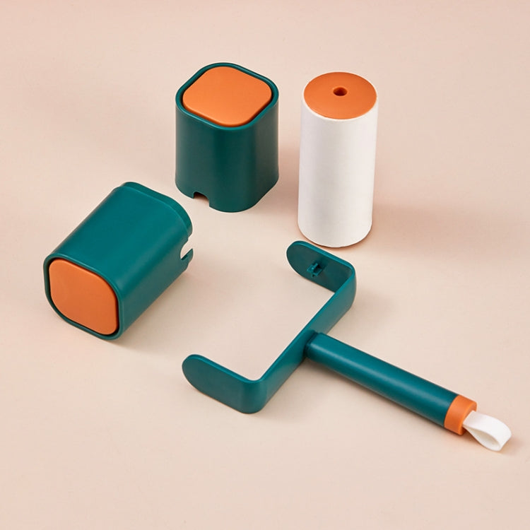 Household Square Color Contrast Roller Pet Clothes Sticking Device(Green) - Sponges, Cloths & Brushes by PMc TechLife | Online Shopping South Africa | PMc TechLife | Buy Now Pay Later Mobicred