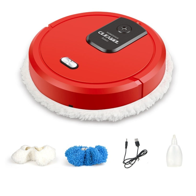 KeLeDi Household Multifunctional Mopping Robot Intelligent Humidifier Automatic Atomizing Aroma Diffuser(Red) - free shipping - PMC Jewellery - Order now!