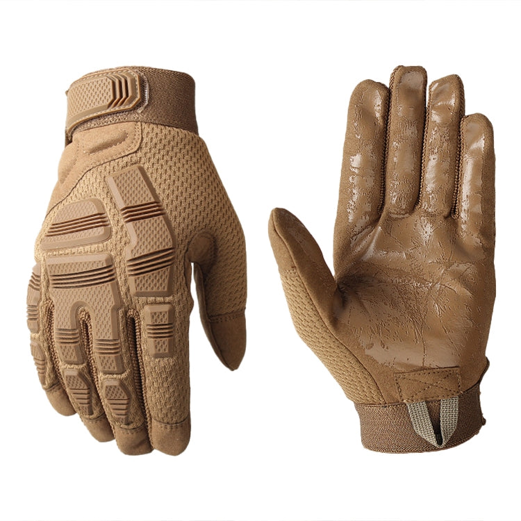 B33 Outdoor Mountaineering Riding Anti-Skid Protective Motorcycle Gloves, Size: L(Brown) - Full Finger Gloves by PMC TechLife | Online Shopping South Africa | PMC TechLife | Buy Now Pay Later Mobicred