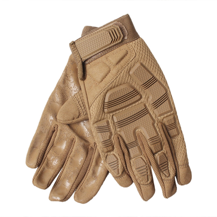 B33 Outdoor Mountaineering Riding Anti-Skid Protective Motorcycle Gloves, Size: L(Brown) - Full Finger Gloves by PMC TechLife | Online Shopping South Africa | PMC TechLife | Buy Now Pay Later Mobicred