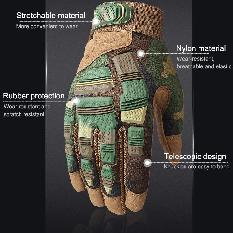 B33 Outdoor Mountaineering Riding Anti-Skid Protective Motorcycle Gloves, Size: L(Brown) - Full Finger Gloves by PMC TechLife | Online Shopping South Africa | PMC TechLife | Buy Now Pay Later Mobicred
