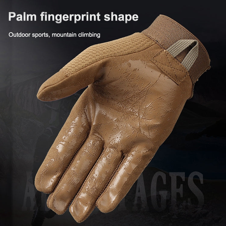 B33 Outdoor Mountaineering Riding Anti-Skid Protective Motorcycle Gloves, Size: L(Brown) - Full Finger Gloves by PMC TechLife | Online Shopping South Africa | PMC TechLife | Buy Now Pay Later Mobicred