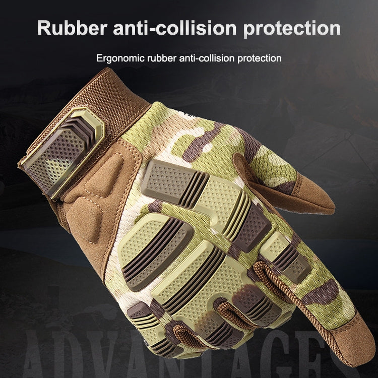 B33 Outdoor Mountaineering Riding Anti-Skid Protective Motorcycle Gloves, Size: L(Brown) - Full Finger Gloves by PMC TechLife | Online Shopping South Africa | PMC TechLife | Buy Now Pay Later Mobicred
