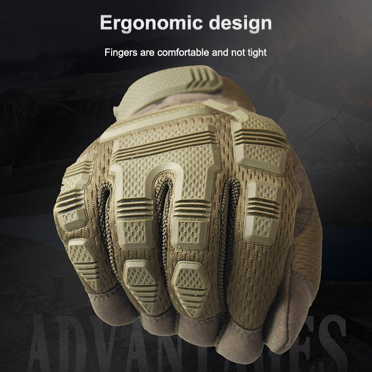 B33 Outdoor Mountaineering Riding Anti-Skid Protective Motorcycle Gloves, Size: L(Brown) - Full Finger Gloves by PMC TechLife | Online Shopping South Africa | PMC TechLife | Buy Now Pay Later Mobicred