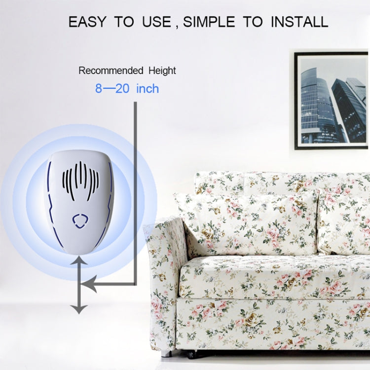 DC-9015 Household Energy-saving Multi-function Variable Frequency Ultrasonic Electronic Mouse and Mosquito Repellent, Style:UK Plug(White) - Repellents by PMC Jewellery | Online Shopping South Africa | PMC Jewellery | Buy Now Pay Later Mobicred