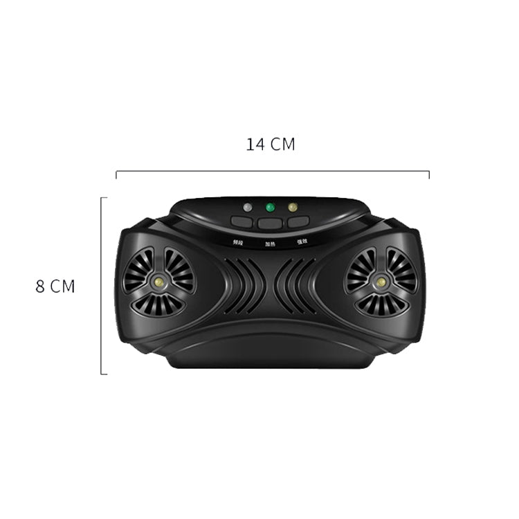 DC-9010 USB Charging Ultrasonic Mosquito Repellent Portable Insect Repellent(Black) - Repellents by PMC Jewellery | Online Shopping South Africa | PMC Jewellery | Buy Now Pay Later Mobicred