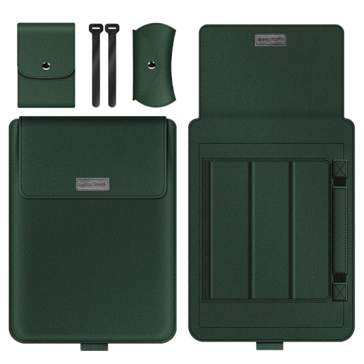 A2 4 in 1 Computer Bracket Liner Bag Storage Bag, Size:13/14 inch(Green) - 14.1 inch by PMC Jewellery | Online Shopping South Africa | PMC Jewellery | Buy Now Pay Later Mobicred