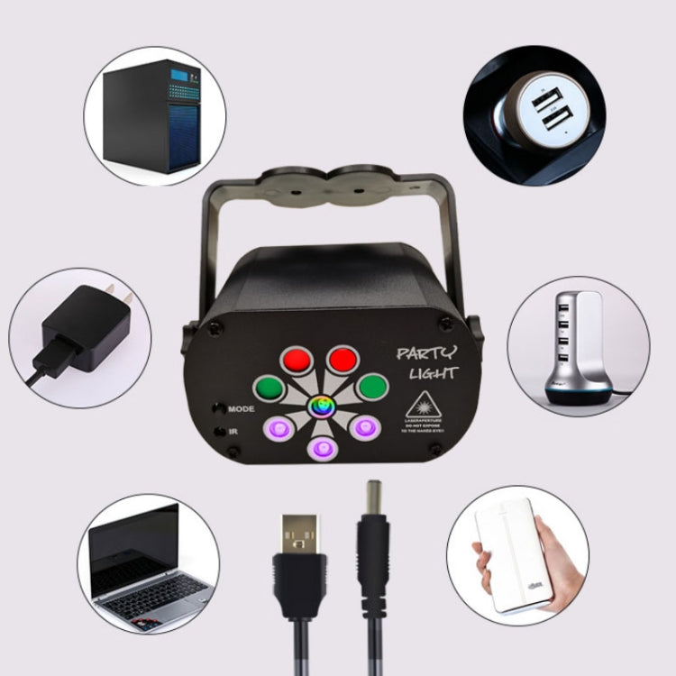 R90 8W UV Mini Laser Light Sound Control Induction Stage Atmosphere Light Bar KTV Laser Light, Specification: Built-in Battery Charging - Stage Lighting by PMc TechLife | Online Shopping South Africa | PMc TechLife | Buy Now Pay Later Mobicred