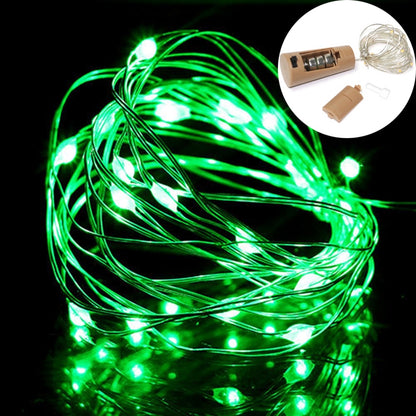 10 PCS LED Wine Bottle Cork Copper Wire String Light IP44 Waterproof Holiday Decoration Lamp, Style:2m 20LEDs(Green Light) - Holiday Lights by PMC Jewellery | Online Shopping South Africa | PMC Jewellery | Buy Now Pay Later Mobicred