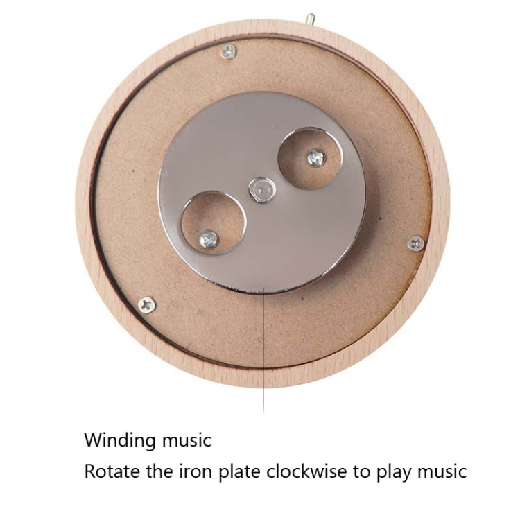 Girl Bedside Lamp Crystal Ball Wooden Base Music Box Charging Glow Rotating Night Light, Random Music(Deer Head) - Novelty Lighting by PMC TechLife | Online Shopping South Africa | PMC TechLife | Buy Now Pay Later Mobicred