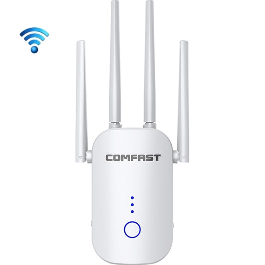 COMFAST CF-WR758AC Dual Frequency 1200Mbps Wireless Repeater 5.8G WIFI Signal Amplifier, CN Plug - Broadband Amplifiers by COMFAST | Online Shopping South Africa | PMC Jewellery | Buy Now Pay Later Mobicred