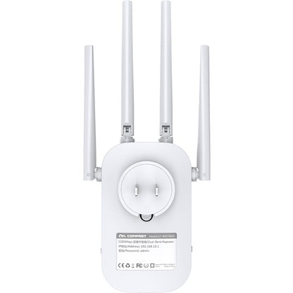 COMFAST CF-WR758AC Dual Frequency 1200Mbps Wireless Repeater 5.8G WIFI Signal Amplifier, CN Plug - Broadband Amplifiers by COMFAST | Online Shopping South Africa | PMC Jewellery | Buy Now Pay Later Mobicred