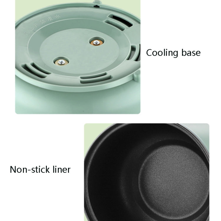 Multi-Function Electric-Cooker Mini Dormitory Student Cooking Rice Stir Frying Non-Stick Pot, 110V US Plug, Colour: White Manual Single Pot(1.7L) - free shipping - PMC TechLife - Order now!