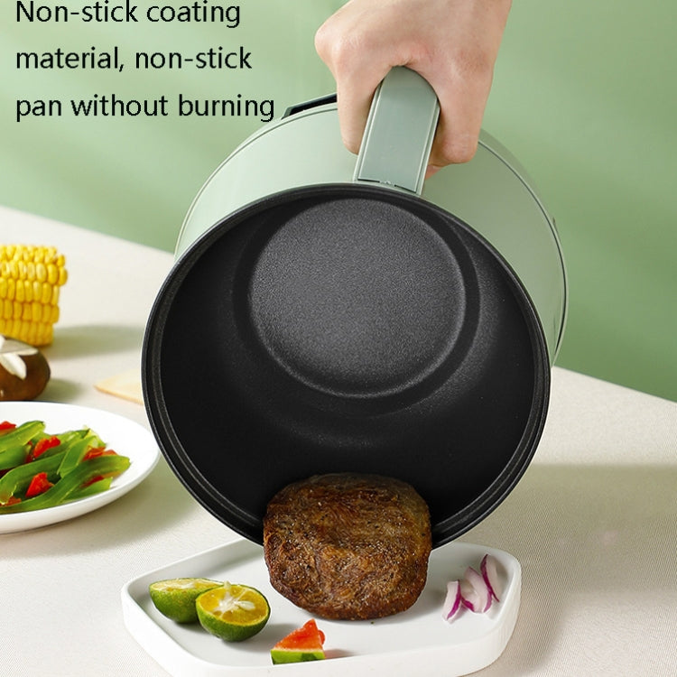 Multi-Function Electric-Cooker Mini Dormitory Student Cooking Rice Stir Frying Non-Stick Pot, 110V US Plug, Colour: White Smart With Steaming Grid(1.7L) - free shipping - PMC TechLife - Order now!