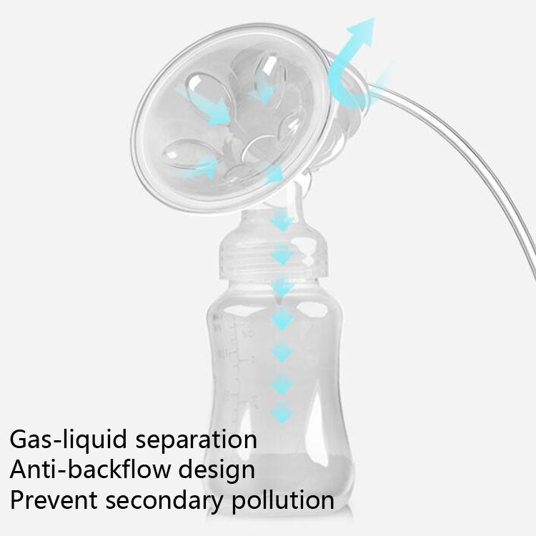 Large Suction Smart Electric Bilateral Breast Pump 12-Speed Silent Breast Pump(Yellow) - Cups & Silicone Nipple by PMC Jewellery | Online Shopping South Africa | PMC Jewellery