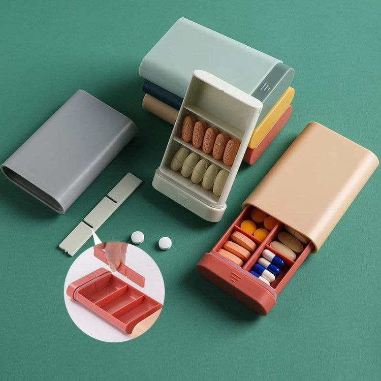 3 PCS Portable Sealed Pill Storage Box Divided Into Compartments Portable Mini Pill Box(Gray) - free shipping - PMC TechLife - Order now!