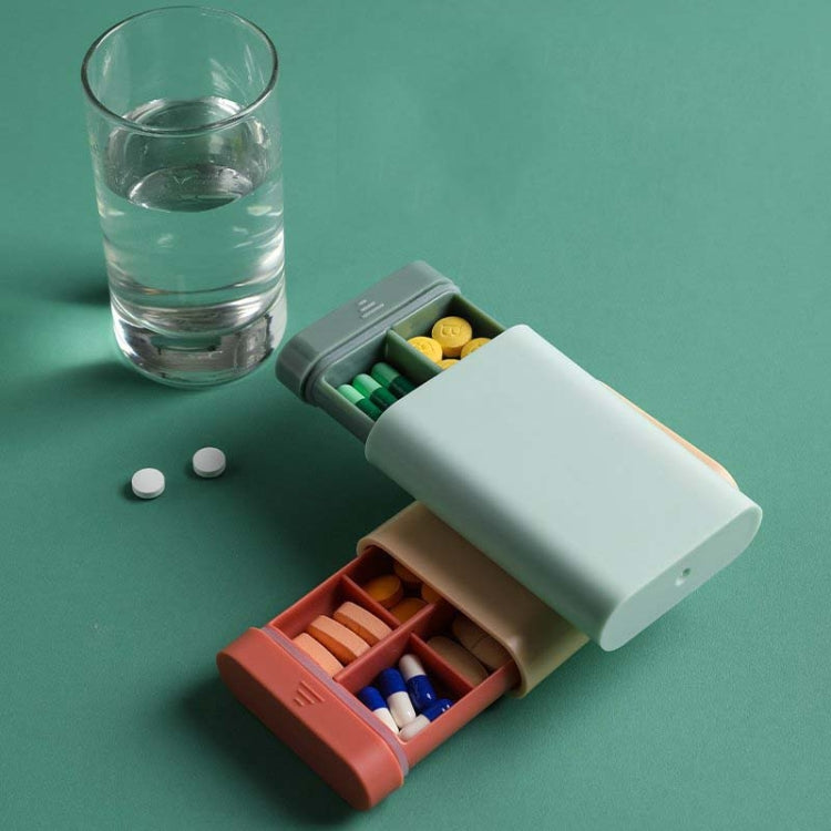 3 PCS Portable Sealed Pill Storage Box Divided Into Compartments Portable Mini Pill Box(Green) - free shipping - PMC TechLife - Order now!