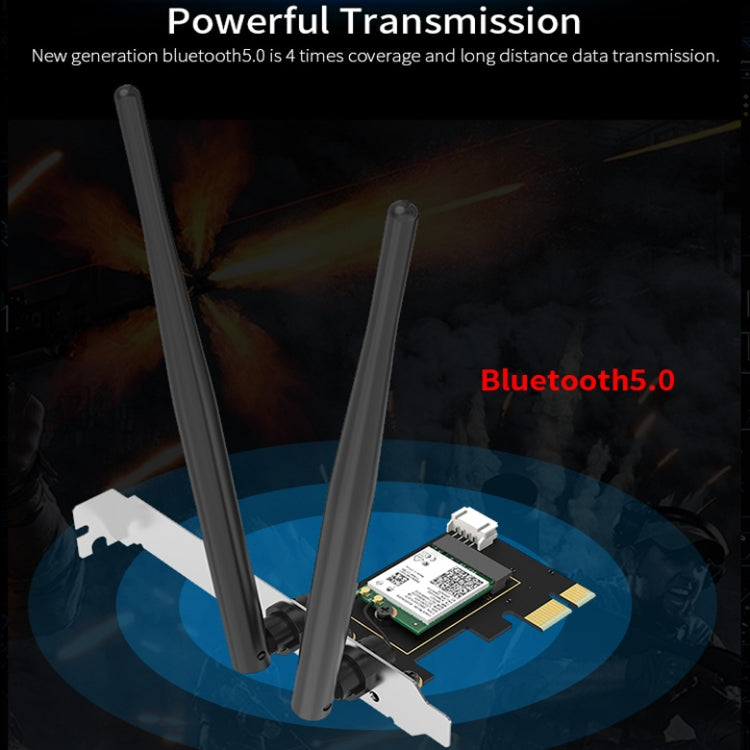 CF-AX200 SE 3000Mbps PCI-E Dual Band Frequency Bluetooth Wireless Network Card - free shipping - PMC Jewellery - Order now!