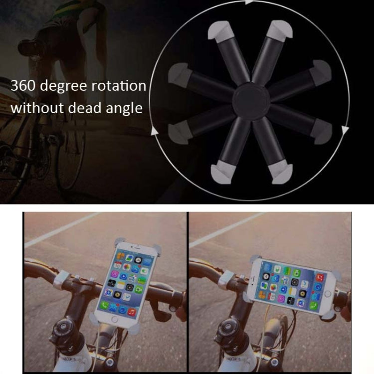 Motorcycle Bicycle Phone Holder Outdoor Riding Equipment Suitable For 4.7-8 Inch Mobile Phone/Tablet(Black) - Holders by PMC TechLife | Online Shopping South Africa | PMC TechLife | Buy Now Pay Later Mobicred