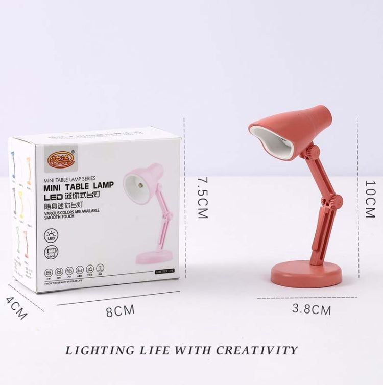 3 PCS Mini LED Desk Lamp Folding Portable Night Light Magnetic Eye Protection Desk Lamp(LD02-Orange) - Desk Lamps by PMc TechLife | Online Shopping South Africa | PMc TechLife | Buy Now Pay Later Mobicred
