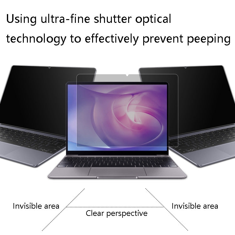 Laptop Anti-Peep Film Anti-Peeping Matte Reflective Screen Protective Film For Huawei MateBook D14/MagicBook (Full Glue) - Screen Protection Film by PMC Jewellery | Online Shopping South Africa | PMC Jewellery | Buy Now Pay Later Mobicred