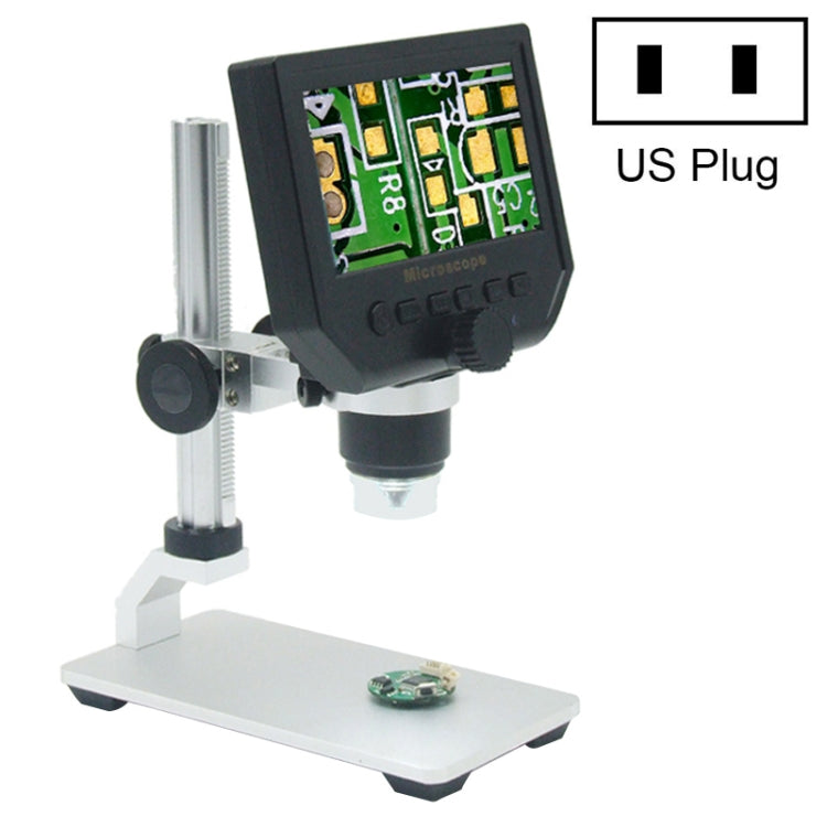 G600A HD Mobile Phone Repair Microscope 4.3 Inch Screen Digital Microscope Electron Microscope(US Plug) - Digital Microscope by PMC Jewellery | Online Shopping South Africa | PMC Jewellery | Buy Now Pay Later Mobicred