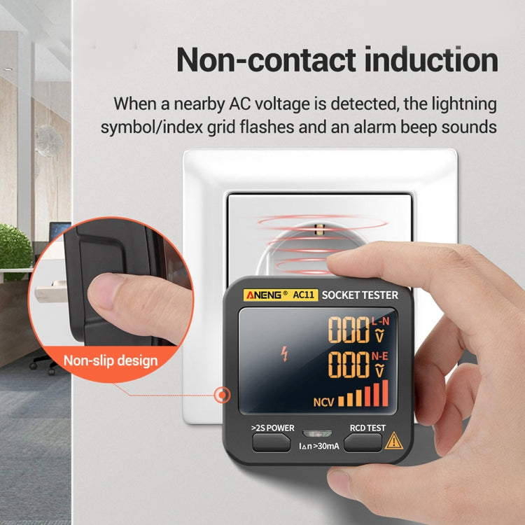 ANENG AC11 Multifunctional Digital Display Socket Tester Electrical Ground Wire Tester(EU Plug) - free shipping - PMC Jewellery - Order now!