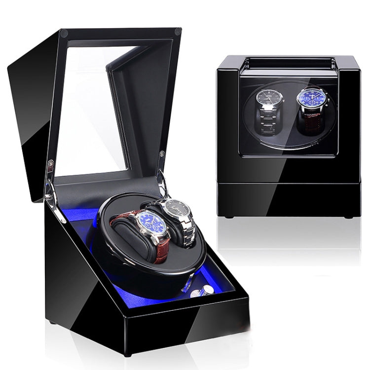 Watch Shaker Automatic Mechanical Watch Rotating Motor Winding Box, US / EU / UK Plug(All Black) - free shipping - PMC TechLife - Order now!