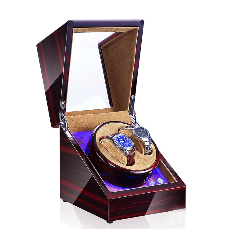Watch Shaker Automatic Mechanical Watch Rotating Motor Winding Box, US / EU / UK Plug(Ebony Camel Flannel) - free shipping - PMC TechLife - Order now!