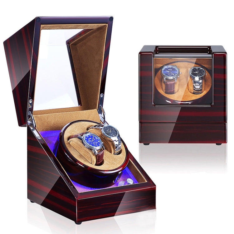 Watch Shaker Automatic Mechanical Watch Rotating Motor Winding Box, US / EU / UK Plug(Ebony Camel Flannel) - free shipping - PMC TechLife - Order now!