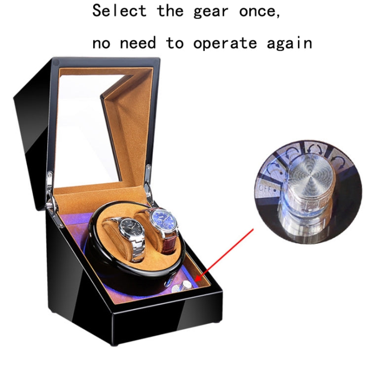 Watch Shaker Automatic Mechanical Watch Rotating Motor Winding Box, US / EU / UK Plug(All Black) - free shipping - PMC TechLife - Order now!