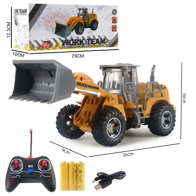 Wireless Remote Control 5-Way Charging Electric Engineering Vehicle Model(Bulldozer) - RC Cars by PMC Jewellery | Online Shopping South Africa | PMC Jewellery | Buy Now Pay Later Mobicred