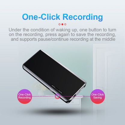 M13 High-Definition Noise Reduction Recorder Music MP4 Player, Support Recording / E-Book / TF Card With Bluetooth (Black), Capacity: 4GB - MP4 Player by PMC Jewellery | Online Shopping South Africa | PMC Jewellery | Buy Now Pay Later Mobicred