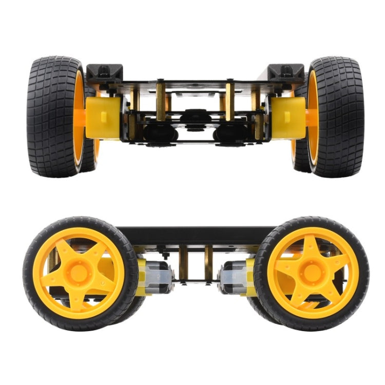 Waveshare Smart Mobile Robot Chassis Kit, Chassis:With Shock-absorbing(Normal Wheels) - Robotics Accessories by Waveshare | Online Shopping South Africa | PMC Jewellery | Buy Now Pay Later Mobicred