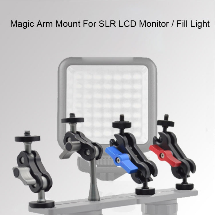 MA-100B Blue YJ Magic Arm Bracket Mount 1/4 inch Ball Head Magic Arm - Camera Gimbal by PMC TechLife | Online Shopping South Africa | PMC TechLife