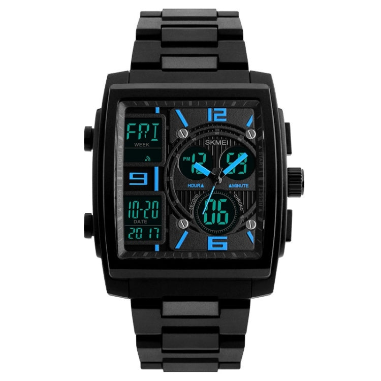 SKMEI 1274  Men Fashion Electronic Watch Multifunctional Outdoor Sports Watch(Blue) - free shipping - PMC TechLife - Order now!