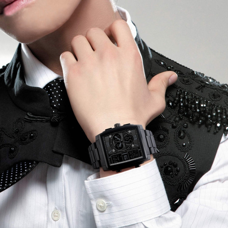SKMEI 1274  Men Fashion Electronic Watch Multifunctional Outdoor Sports Watch(Blue) - free shipping - PMC TechLife - Order now!