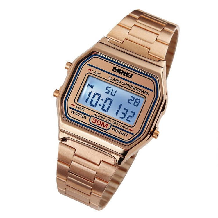 SKMEI 1123 Men Business Lightweight Watch Waterproof Steel Band Electronic Watch - free shipping - PMC TechLife - Order now!