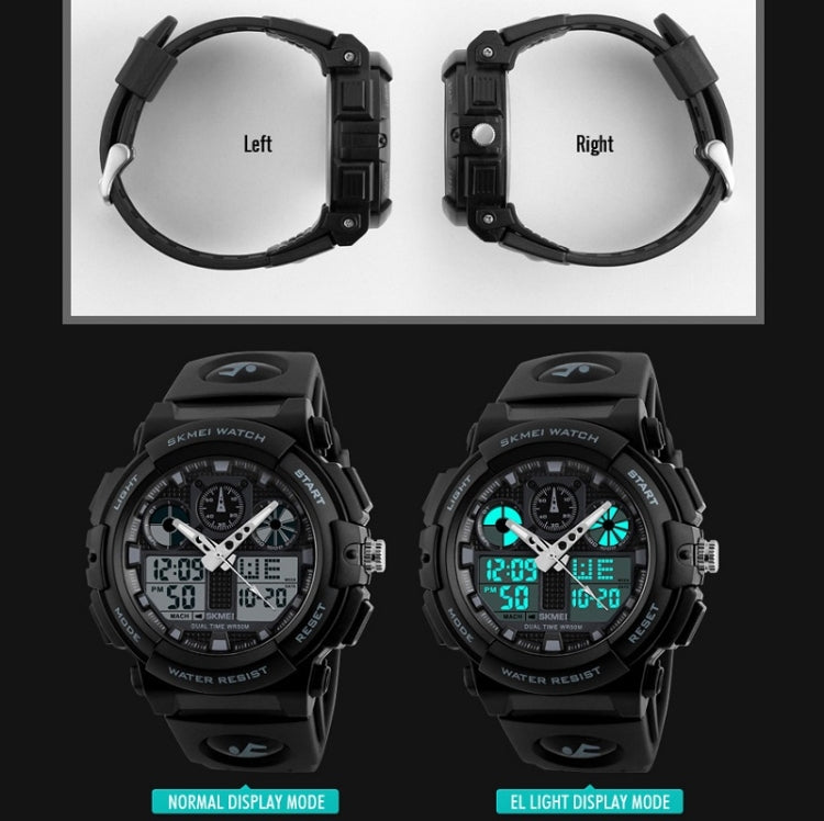 SKMEI 1270 Men Waterproof Dual Display Digital Watch Outdoor Sports Watch(Green) - free shipping - PMC TechLife - Order now!