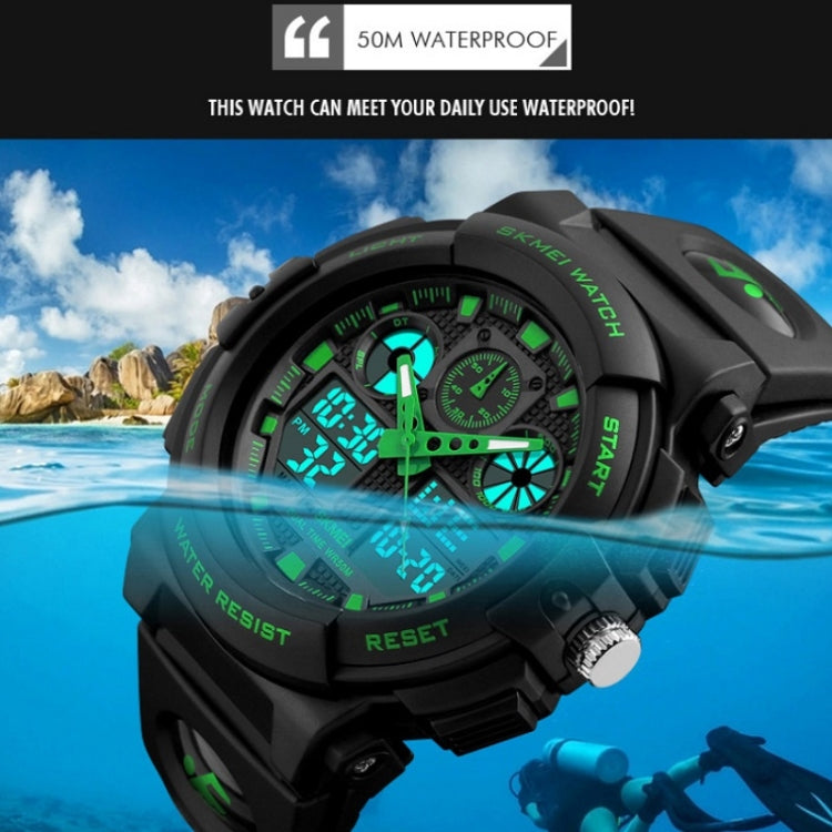 SKMEI 1270 Men Waterproof Dual Display Digital Watch Outdoor Sports Watch(Gray) - free shipping - PMC TechLife - Order now!