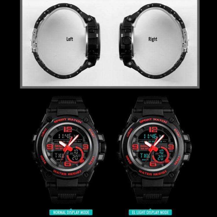 SKMEI 1452 Outdoor Sports Electronic Watch Multifunctional Waterproof Watch(Red) - free shipping - PMC TechLife - Order now!