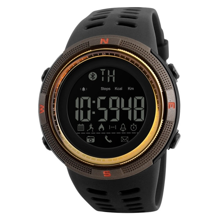 SKMEI 1250 Men Outdoor Waterproof Sports Digital Watch Multi-Function Watch(Coffee/Gold) - free shipping - PMC TechLife - Order now!