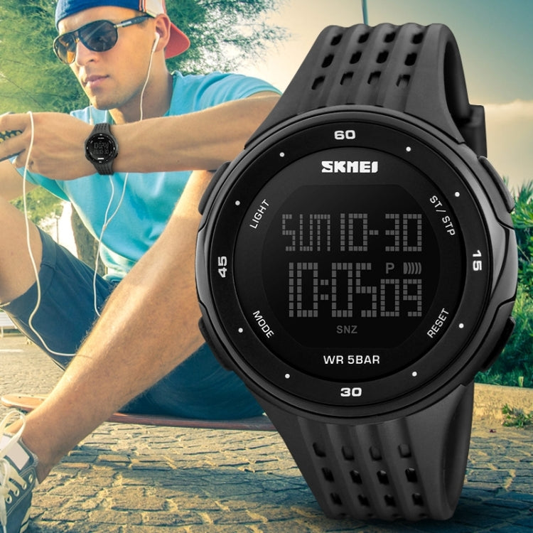 SKMEI 1219 Men Multi-Function Electronic Watch Outdoor Sports Watch(Black) - free shipping - PMC TechLife - Order now!