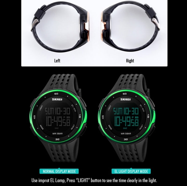 SKMEI 1219 Men Multi-Function Electronic Watch Outdoor Sports Watch(Black) - free shipping - PMC TechLife - Order now!