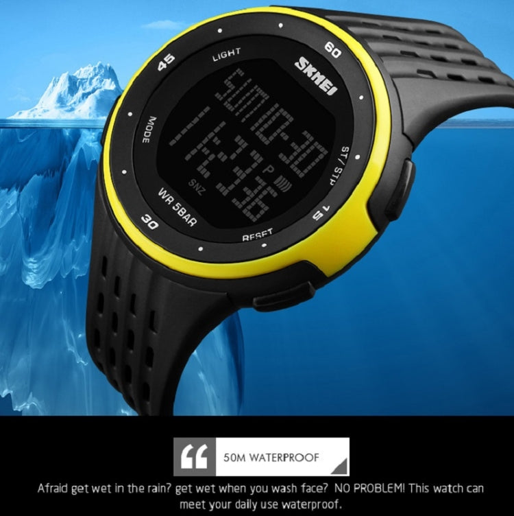 SKMEI 1219 Men Multi-Function Electronic Watch Outdoor Sports Watch(Blue) - free shipping - PMC TechLife - Order now!