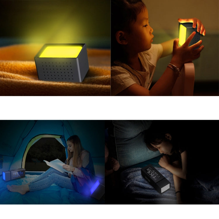 TS-P30 Multifunctional Night Light Alarm Digital Clock with FM Radio & Temperature / Humidity Display & IR Sensor Function(Black) - Alarm Clocks by PMc TechLife | Online Shopping South Africa | PMc TechLife | Buy Now Pay Later Mobicred