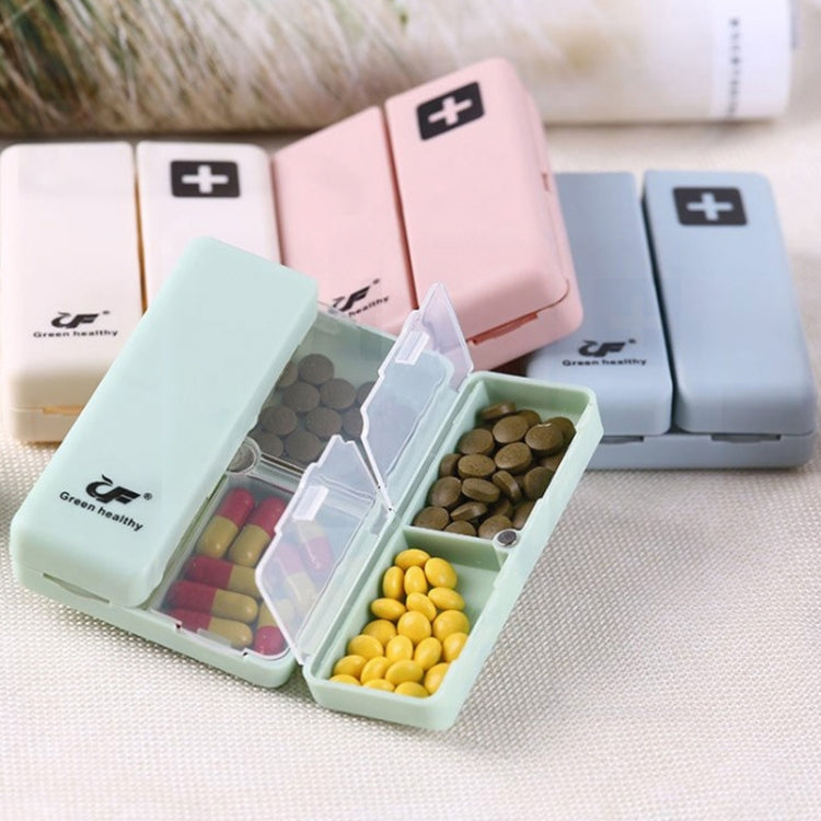 Folding Portable Sealed and Dispensing Small Pill Box(Blue) - free shipping - PMC TechLife - Order now!